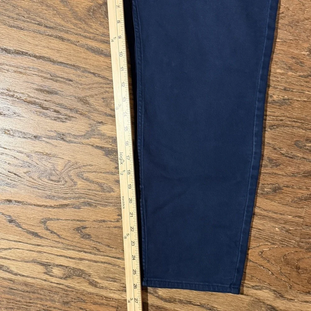Banana Republic Traveler Pants Mens 38x29 Navy Blue Slim Straight Excellent